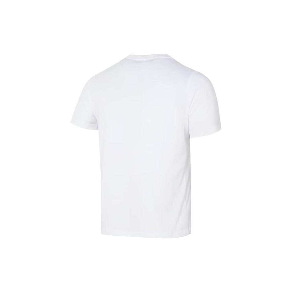 Puma Letter Print Casual Sport Loose Short Sleeve T-Shirt Men Tops White 676622-02
