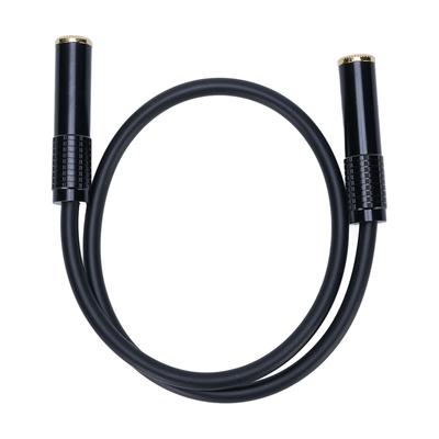 Sound Extension Cable 6.35mm Female To Female 14 Inch TS Mono Sound Stereo Extender Cord for