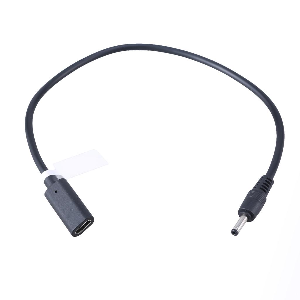 USB C To 3.5x1.35mm Power Cable Female To Male Connectors Adapter Cord for Laptops Monitors Routers Supports Up To 3A