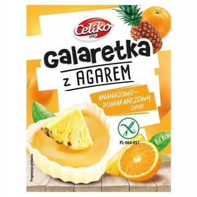 Gluten-free Pineapple Orange Agar Jelly 45g Celiko