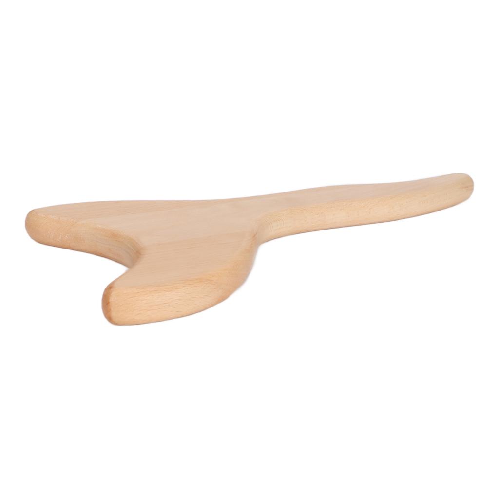 Beech Scraping Board Exquisite Wooden Guasha Massage Tool for Neck Body Meridian