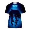 Summer Hot Selling Trend Breathable Short Sleeved T-shirt Fun 3D Printed Printed Street Wear Comfortable Short Sleeved Top