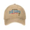 BAD BUNNY WORLD TOUR Men Women Baseball Cap Distressed Washed Hats Cap Vintage Outdoor Summer Adjustable Fit Sun Cap