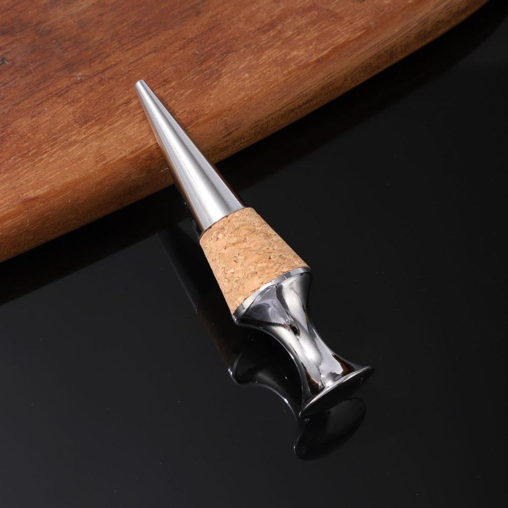 2pcs Flat Head Wine Bottle Sealer Zinc Zinc Zinc Alloy Wine Preserver Durable Wine Bottle Stopper Home