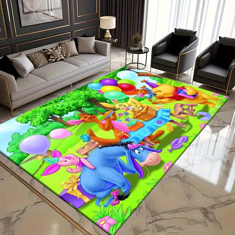 1pc Winnie The Pooh and Friends Carpet Durable Non-Slip, Perfect for Indoor & Outdoor Living, Bedroom, Office, and More, 60cm by 90cm