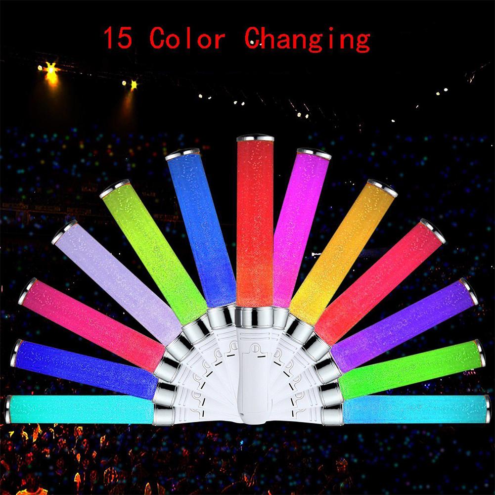 Vocal Concerts Glow Sticks LED 15 Colors Change Light Stick Party Wedding Magic Hot Camping Chemical Fluorescent Hot