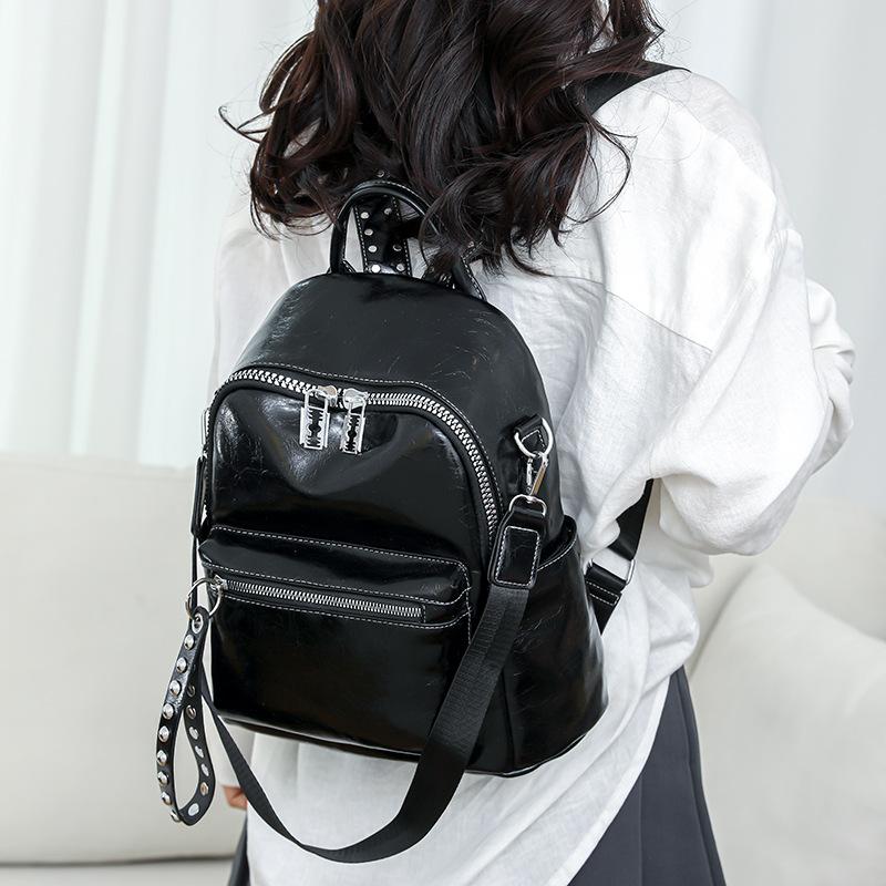 Backpack Are Fashionable Ladies' Small Backpack and Are Mostly Simple and Trendy Travel Bag