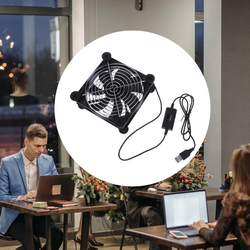 120mm Variable Speed Fan for Router Modem Receiver DVR -Box TV-Box Stereo Cooling   Bearing