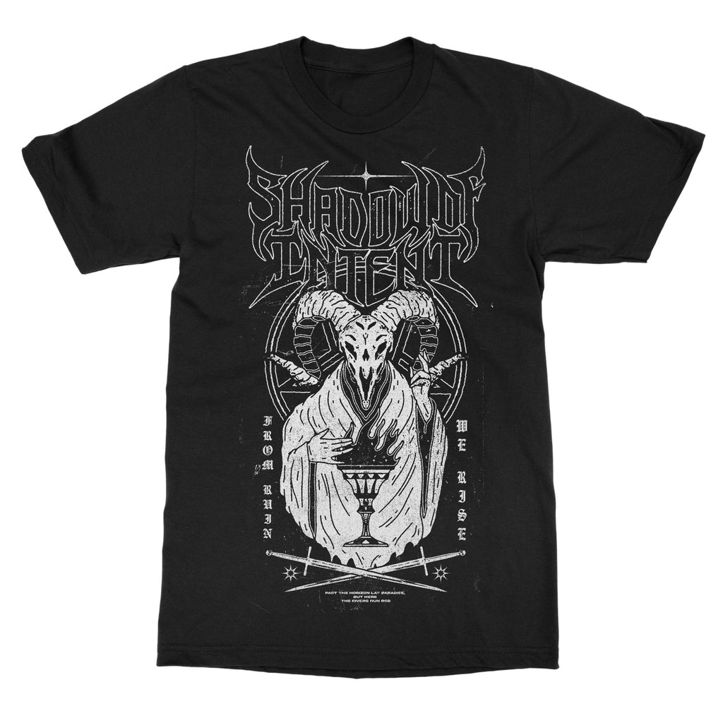 Pop Shadow of Intent Band Graphic Cotton T-shirt Unisex Summer Short Sleeve Fashion Brand Tee Luxury Casual Vintage Retro Top