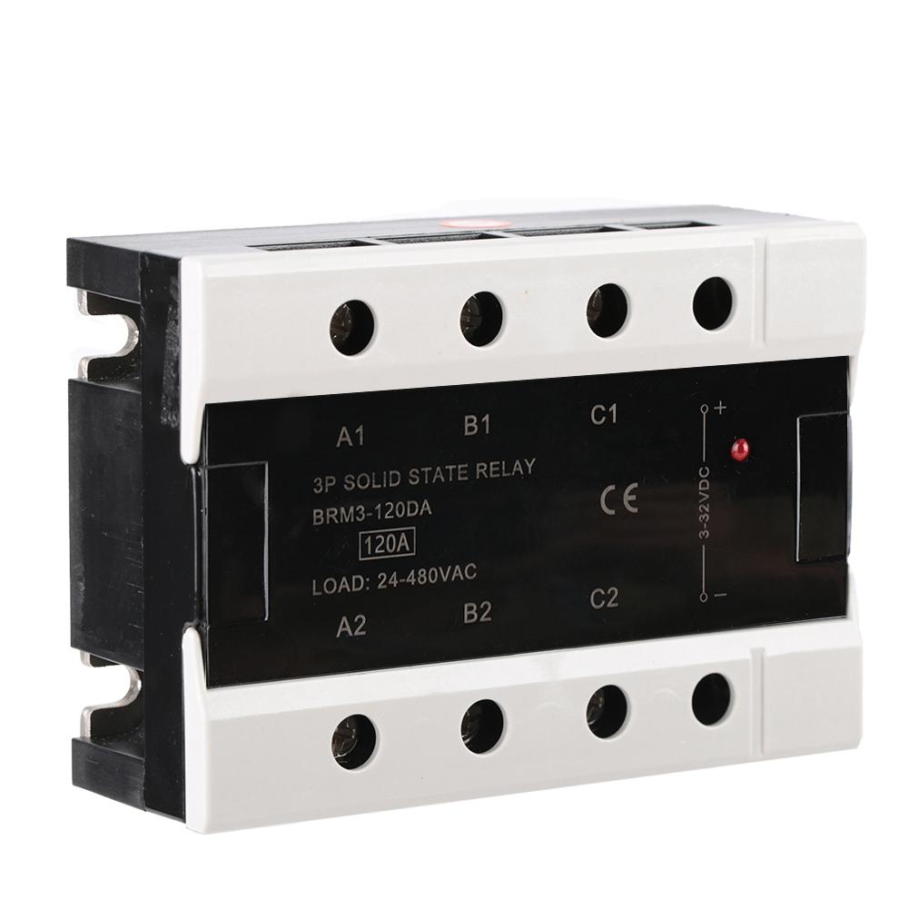 Load 24 480VAC Three Phase Solid State Relay (BRM3 120DA)