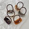 Portable Hair Ring Elastic Rubber Band Fashionable Head Rope  Women