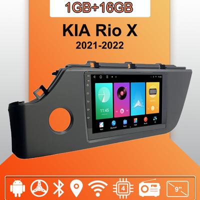 Car Radio Android Auto Carplay For KIA Rio X 2021-2022 Multimedia Player Head Unit Stereo GPS Navigation BT WIFI 1+16GB