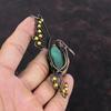 Malachite Pendant Copper Wire Wrapped Pendant Natural Gemstone Jewelry Handmade Pendant Copper Wire Wrap Jewelry Bird Pendant Gift For Women