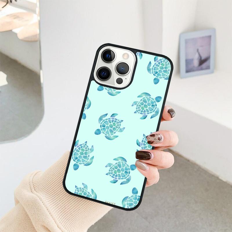 Sea Turtle Phone Case For iPhone 17 Air 16 15 14 11 12 13 Pro MAX Plus Coque Cover Shell
