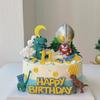 Dinosaur Superhero Cake Toppers for Boys' First Birthday Party Decorations