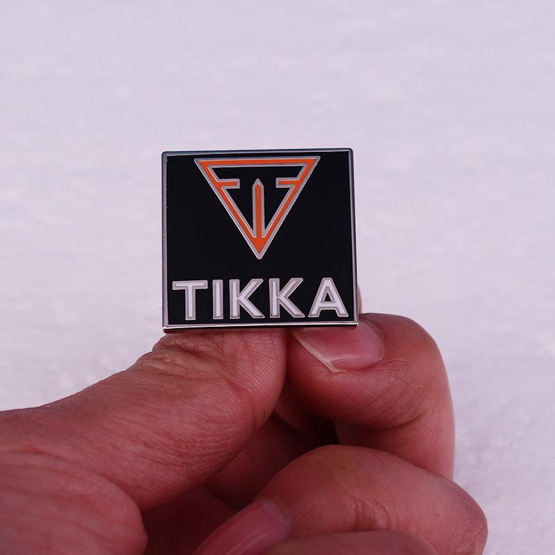 Finnish Company Metal Logo Pin Badge