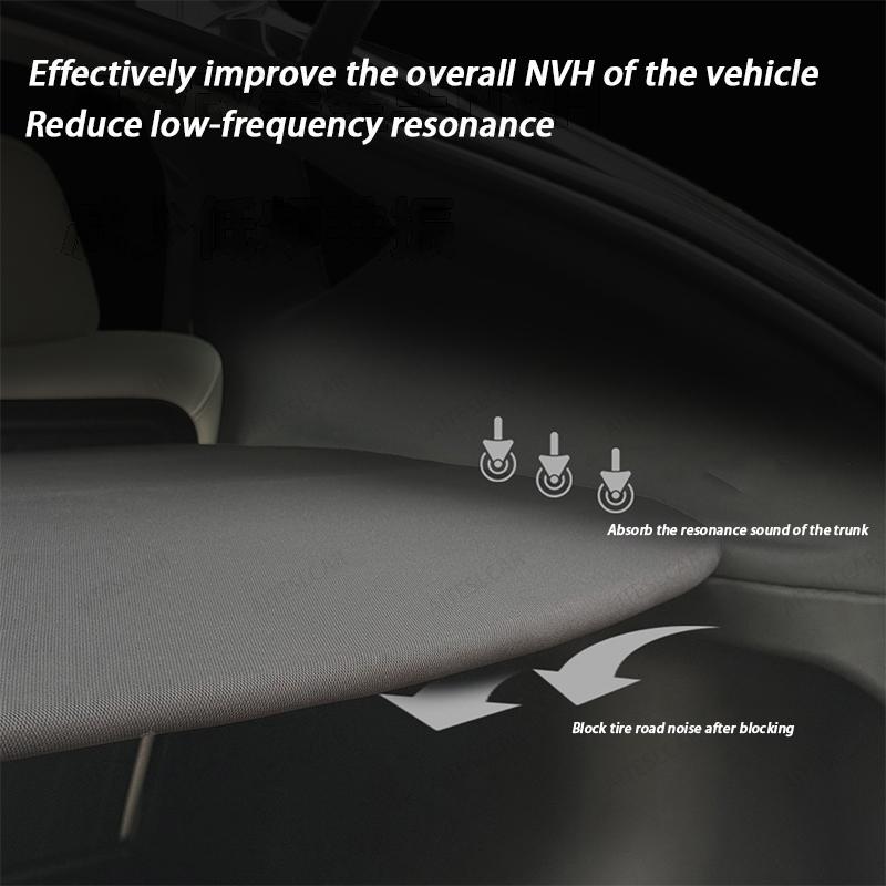 For Tesla Model Y Juniper Launch 2025 Rear Trunk Cargo Cover Retractable Partition Luggage Carrier Curtain Protector Accessories