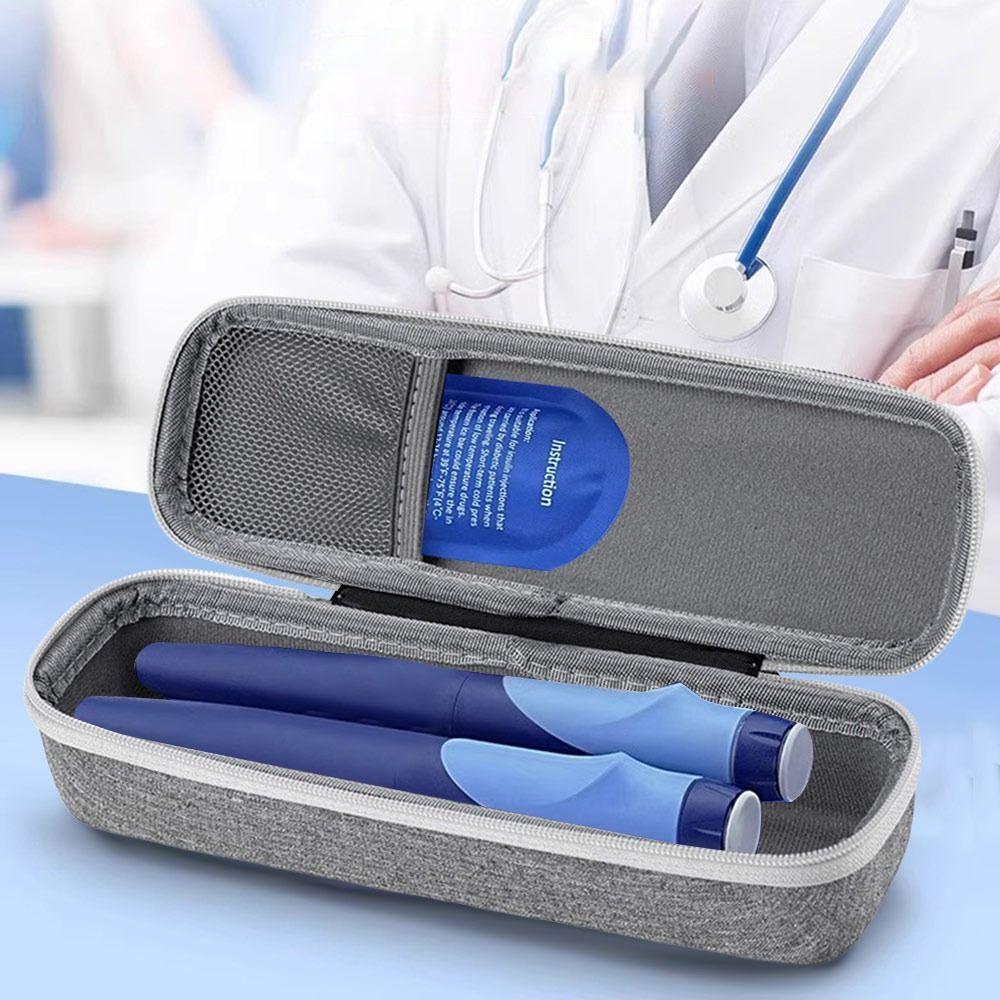 EVA Insulin Kühlbeutel Große Kapazität Thermisch Isolierte Tasche Pillenschutz Wasserdicht Vereiste Kälteaufbewahrungstasche