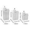 Convenient Laundry Detergent Storage Container with Measuring Cup Multifunctional Storage Container Practical Sealed Jar