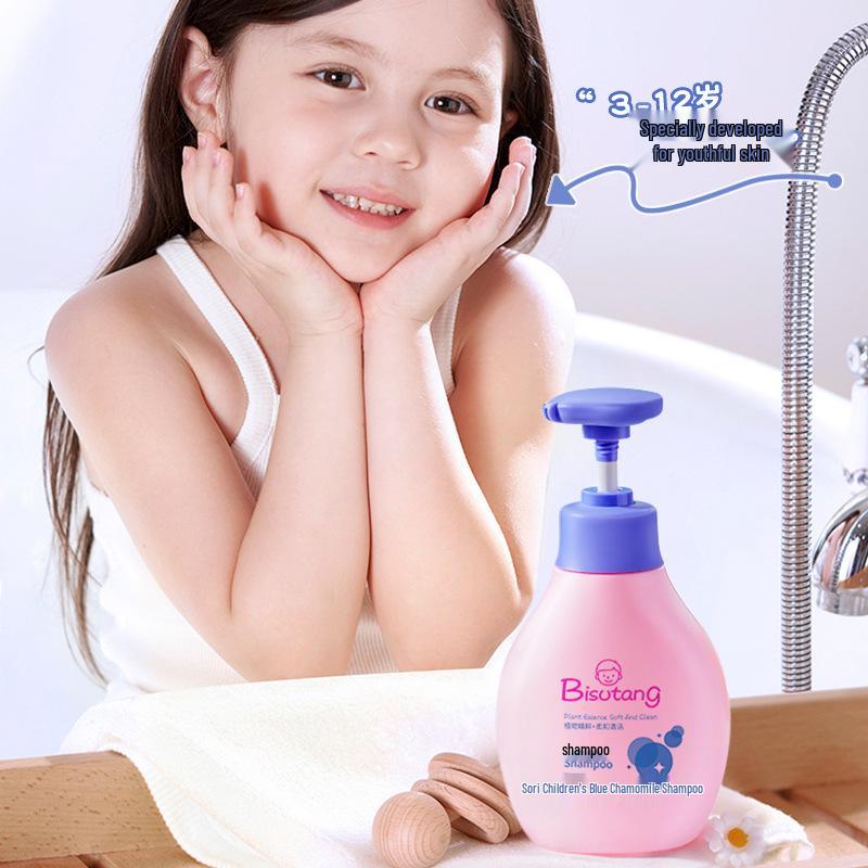 Bisu Tang Blue Chamomile Children's Shampoo - Smooth and Gentle Hair Care