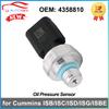 Oil Pressure Sensor 4358810 5491435 for Cummins Engine ISBE ISB ISC ISD ISG B D F 15N 6C Series
