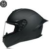 ORZ new motorcycle helmet off-road four seasons personality locomotive big tail full face helmet capacitor DOT