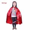 Roter Glänzender Stoff Halloween-Umhang für Erwachsene - Sensenmann/Hexe Kostüm, 160g