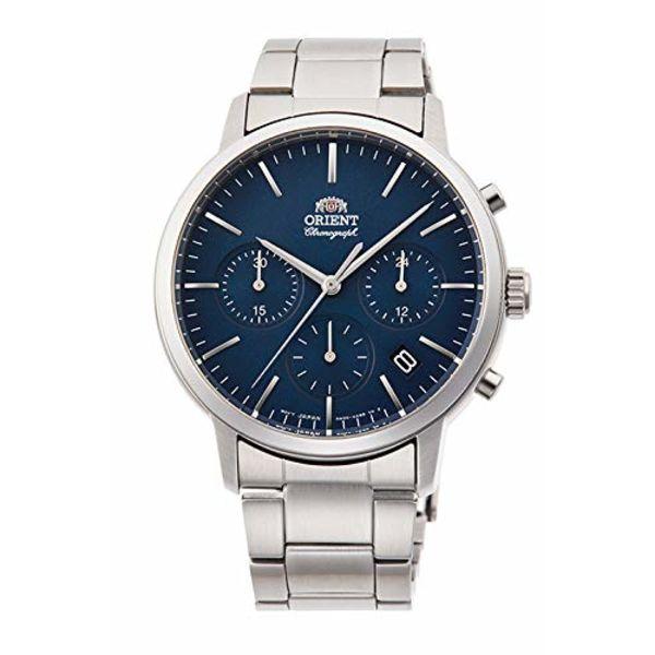 

ORIENT RN-KV0301L Современные кварцевые мужские часы с хронографом, сделано в Японии НОВИНКА