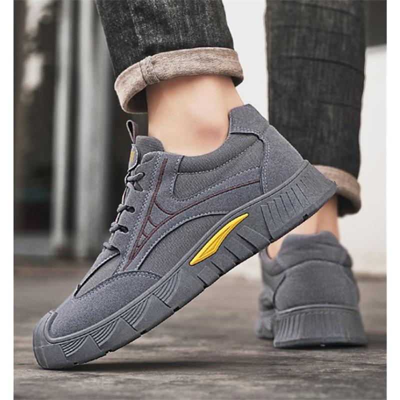 Summer new men's casual trend sports shoes student breathable running shoes thick-soled