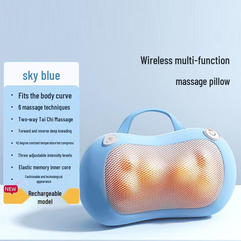 CHIGO Cervical and Back Massager Pillow CN plug (adapter included)
