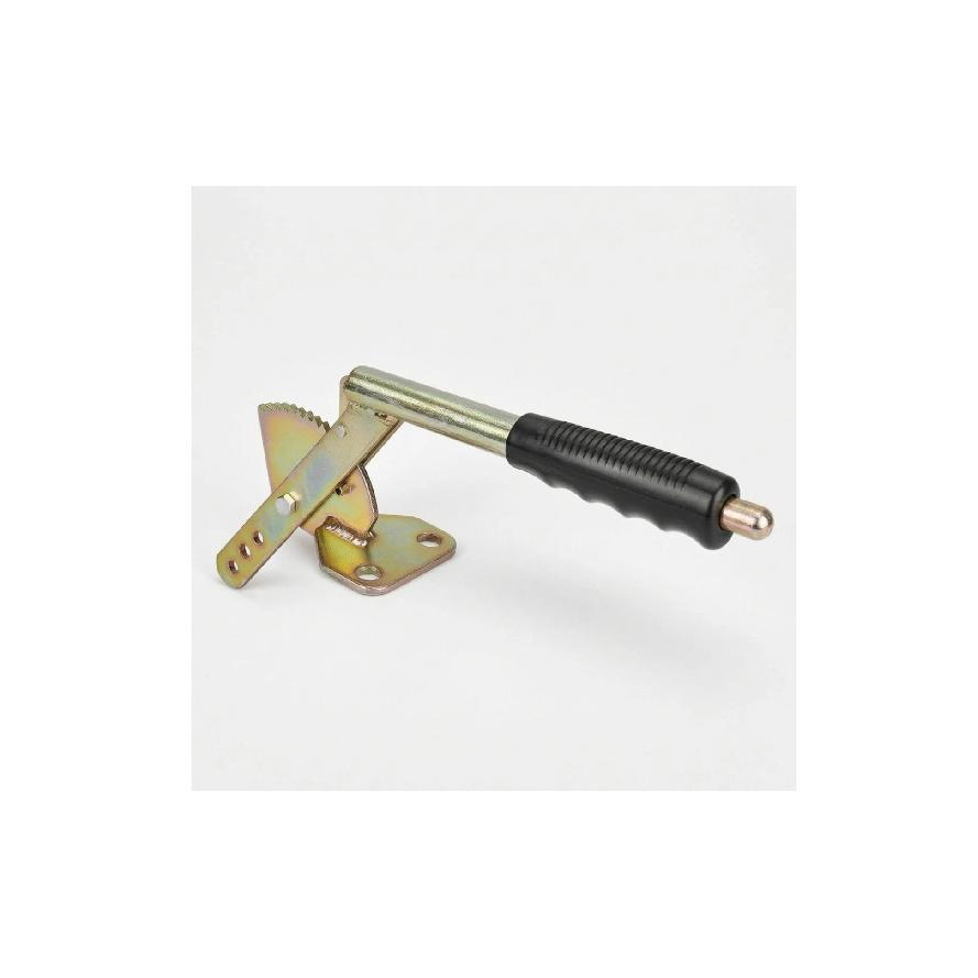 Hauling Vehicle Hand Brake Handle Ribbed Grip Ratchet Brake Handle Handbrake Lever Plated Finish Vehicle Part Toothed