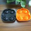 Easy Release Silicone Mold Ice Cube Tray for Whiskey Cocktail and Juice Beverage