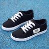 Damen Koreanischer Stil All Match Canvas Flache Schuhe Sommer Dünne Sektion Studenten Ins Trendy Board Schuhe