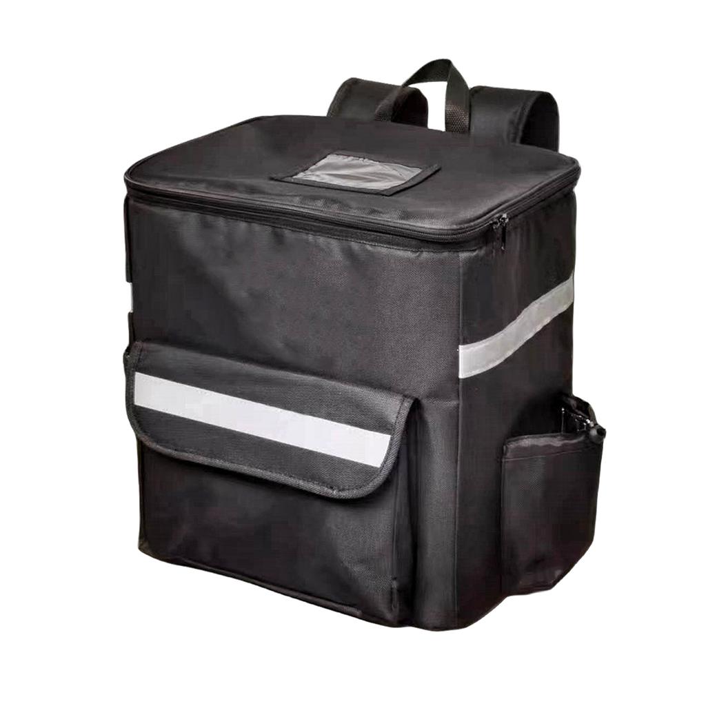 35x25x40cm Food Delivery Backpack Double Shoulder Insulated Refrigerated Box  Fresh Keeping Food Delivery Bag