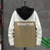 Spring & Fall Men Coat Korean Style Loose Jacket Casual Hooded Windbreaker Trend Student Top