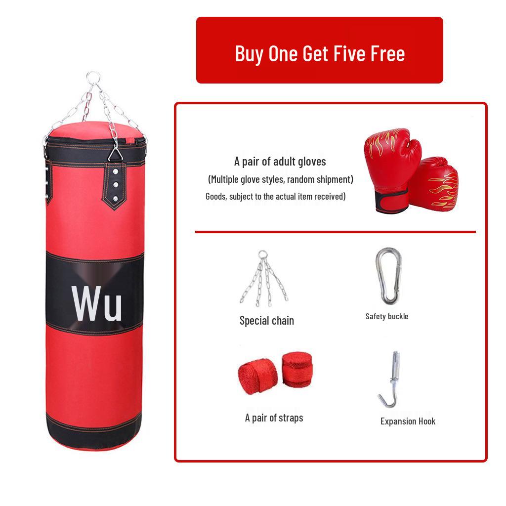 Hanging Oxford Cloth Canvas Punching Bag for Adults - Thickened for Gym and Sanda Training