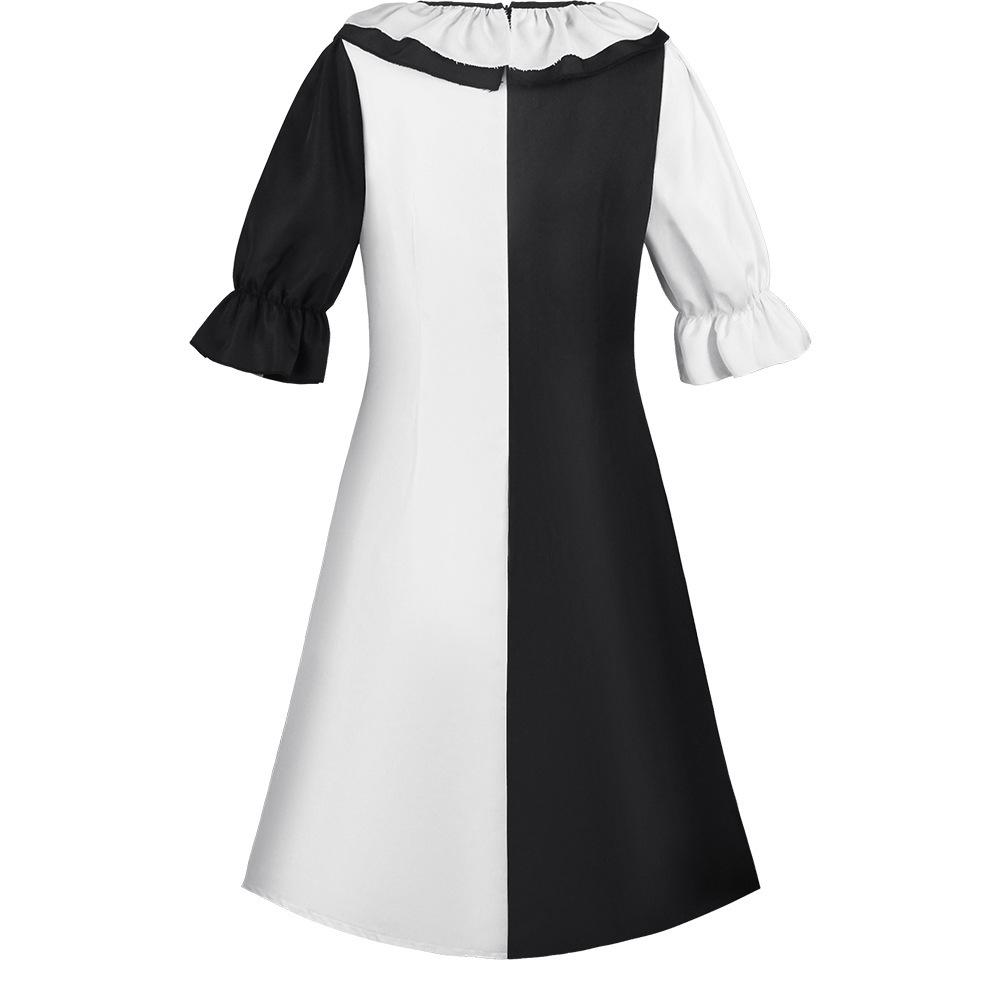 Halloween-Clown-Kostüm - Unisex-Cosplay für Erwachsene & Kinder, Horror-Rollenspiel Bühnenoutfit