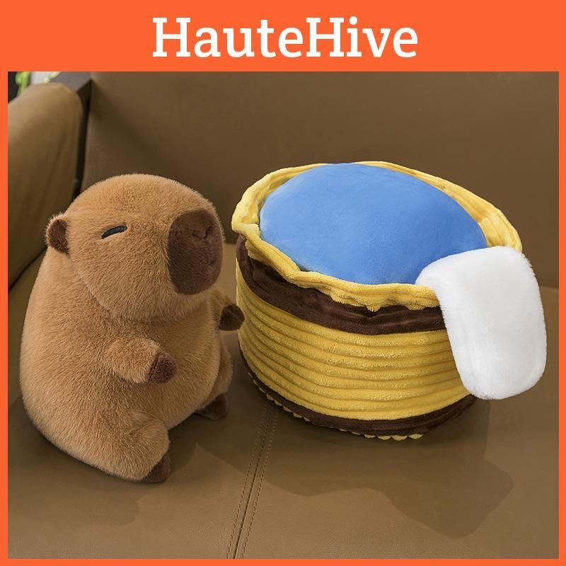 Shower Capybara Water Animal Plush Toy Stuffed Doll For Kids Gift Decor