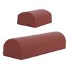 PU Leather Semi Cylinder Cushion Half Moon Pillow Cylinder Pillow Support Cushion Pad for Back Head Knee Ankle Neck Support