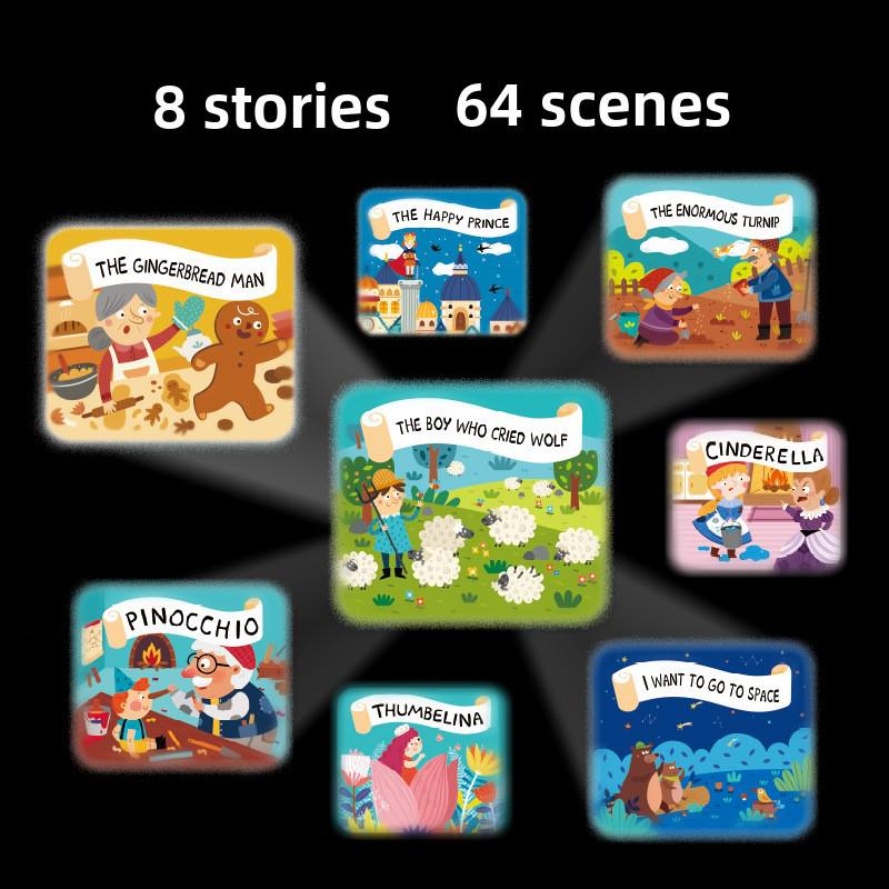 Mideer Milu Multifunctional Story Projection Lamp - Luminous Early Education Toy for Kids
