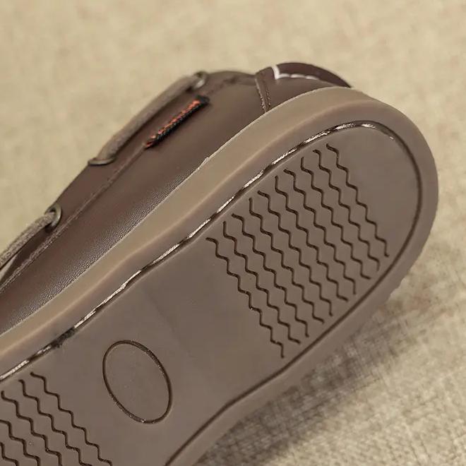 Herr 2-Eye båtsko Penny Loafers Casual Driving Walking Moccasin