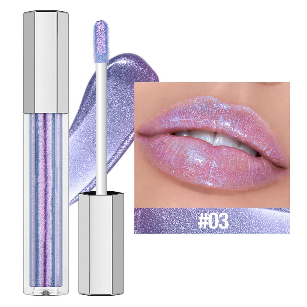 Natural Shine Lip Gloss 1Pc for Women Girls Hydrating Moisturizing with Glittery Pearl Finish Long Lasting Cosmetic Makeup Essential