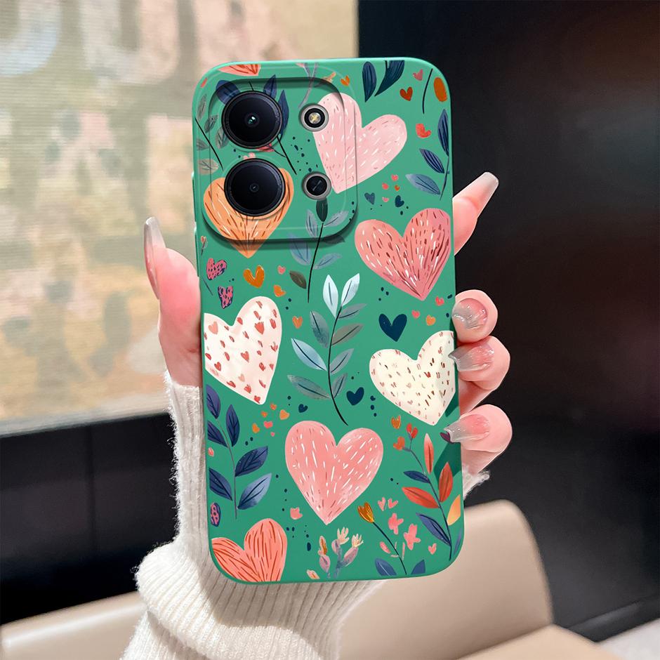 Case For Xiaomi Redmi 15C 14C 13C 12C Brilliant Flower Mountain Shockproof Protective Fashion Cover For Redmi15C Redmi14c Coque