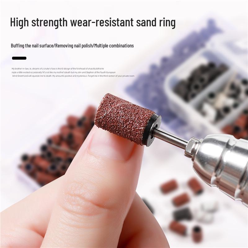 Exclusive Nail Sanding Bands With Bearings - White, Black, Brown