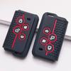 Silicone Smart Key Fob Cover Shock Absorbing Anti-Scratch Protective Sleeve Universal For Electric Vehicle Motorcycle 4 Button Remote Intelligent Key