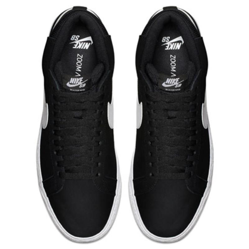 Nike SB Zoom Blazer Mid Black White Skateboard Shoes 864349-002