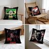 KMFDM Band Cushion Cover Washed Linen Soft Breathable Decorative Case For Sofa Home Pillow Cover