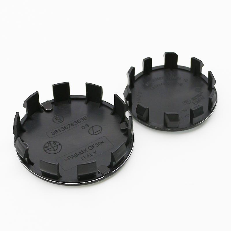 BMW 4Pcs 56mm 68mm Wheel Center Caps For BMW 50th Anniversary M Power Carbon Fiber Hubcap Emblem Badge E46 E90 F10 F30 G20 X5