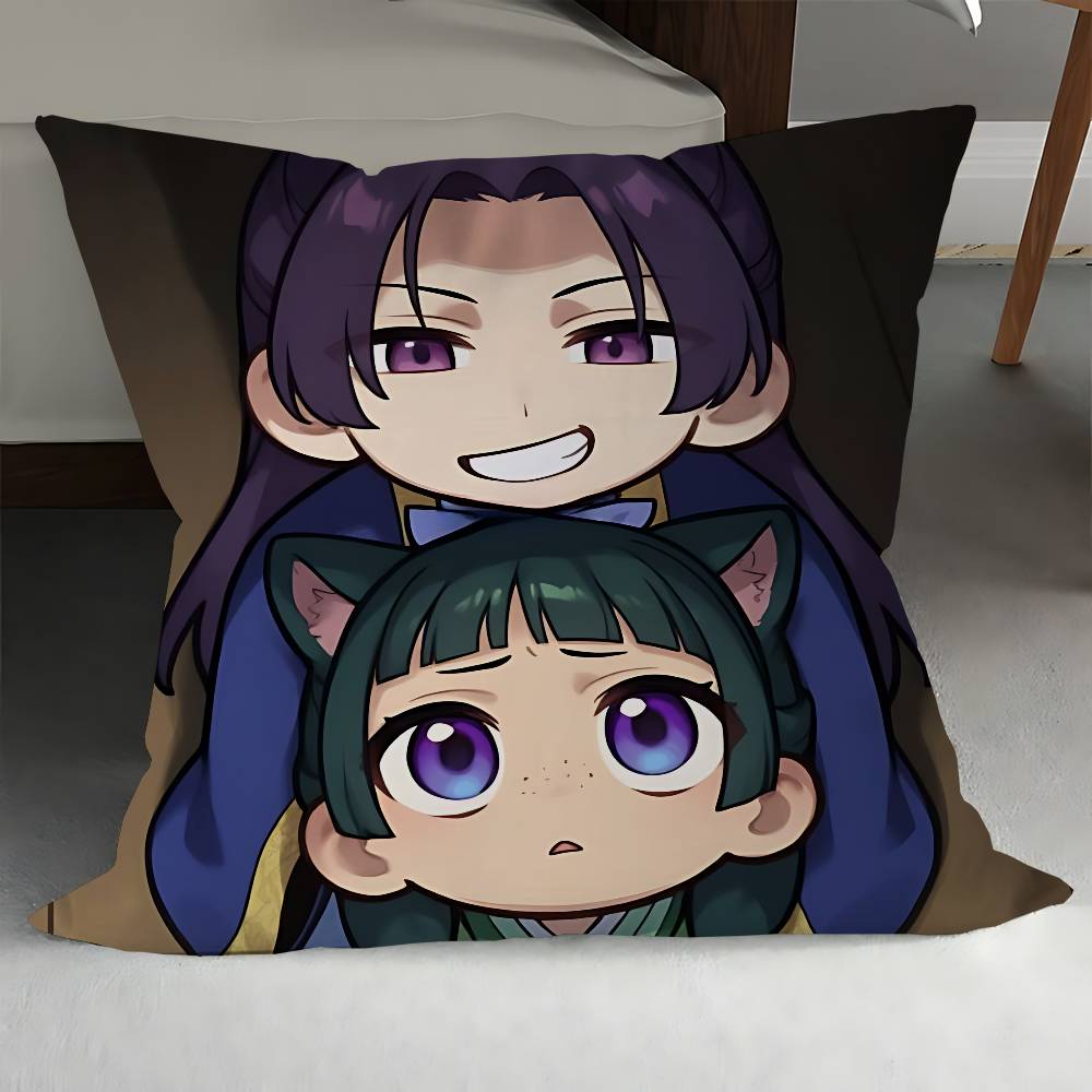 

Maomao Enamel The Apothecary Diaries 45*45cm Cushion Cover Pillow Cover Decor Pillowcase Home Pillowcase For Couch Pillow 12x12Inch