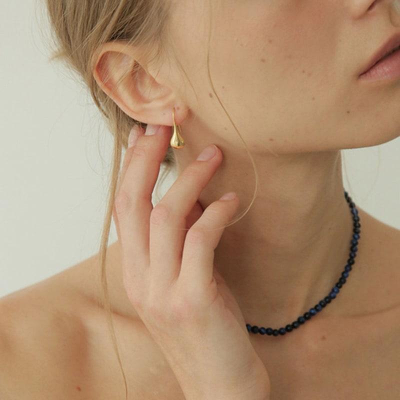 Modernlike 14k Gold-filled Silver Polka Drop Earrings